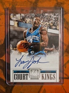 LARRY JOHNSON 2012-13 Panini ELITE SERIES COURT KINGS /249 #66 On Card Auto - Picture 1 of 2