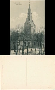 Postal Apenrade Aabenraa Åbenrå lote en la iglesia 1911 - Imagen 1 de 3
