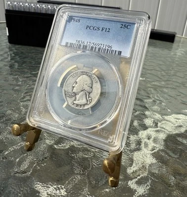 1948 Washington Quarter-PCGS F12 - Image 1 of 2