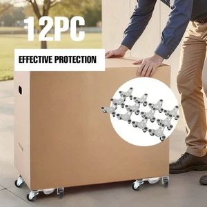 Furniture Moving Dolly Set 3 Wheel Iron Tri Dolly Triangle Swivel Caster Wheel - Bild 1 von 12