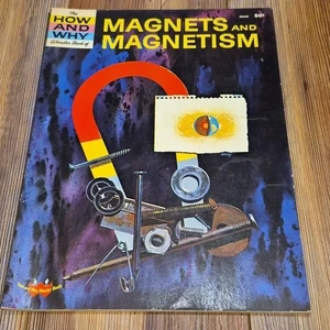 Vintage 60's How And Why Wonder Book - Magnets And Magnetism - Picture 1 of 4