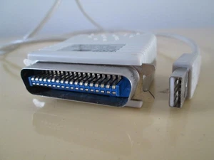 Parallel IEEE 1284 Centronics printer port to USB adapter cable - Zdjęcie 1 z 6