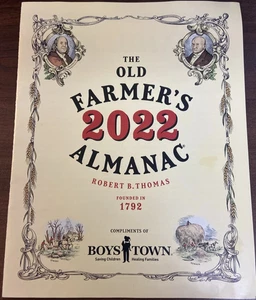 (NEW) 2022 The Old Farmer's Almanac Boy's Town (28 Page PB) FREE US SHIP - Picture 1 of 3