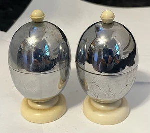 KOSY KRAFT England scaldauova/cozze/coddlers fodere lana cromo e bachelite - Foto 1 di 7