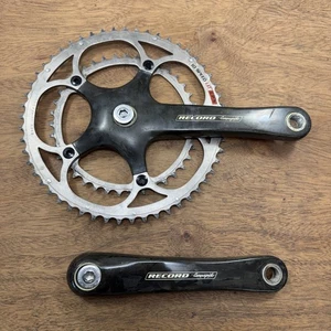 Campagnolo Record 10 - speed Crankset 172.5mm 53/39t Carbon Square Taper - Picture 1 of 18