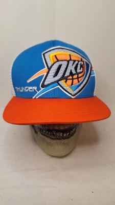 Oklahoma City Thunder Hat Top of the World Snapback Cap Blue Graphic  - Image 1 of 4