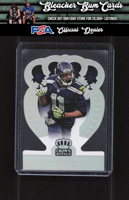 2014 Panini Crown Royale 54 Percy Harvin Silver Holofoil #/199 - Image 1 of 2
