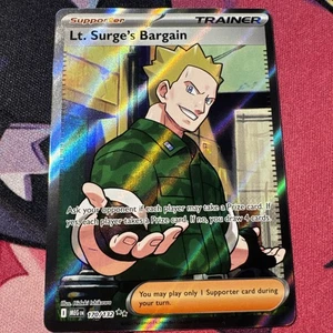 Pokémon TCG Lt. Surge's Bargain Illustration Rare #170/132 Mega Evolution NM/M - Bild 1 von 10