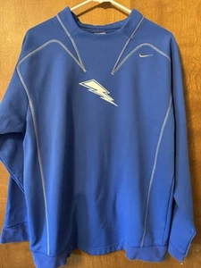 Vintage Nike Air Force Falcons Therma Fit Pullover Sweater Men’s Medium Blue M - Picture 1 of 8