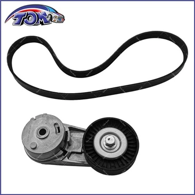Serpentine Belt Drive Component Kit for Chevrolet Malibu Pontiac G6 Saturn Aura - Image 1 of 4