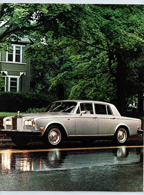 劳斯莱斯 1978 银影 II 打印广告 2 页 2 件 8.5 x 11 复古 — 第 1/2 张图片