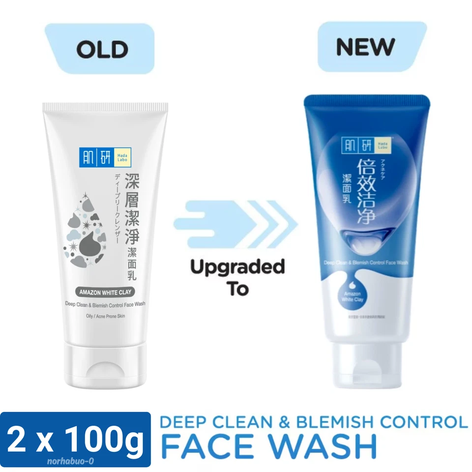 Hada Labo Deep Clean&pore Refining Face Wash Foam With Volcanic Minerals 60g