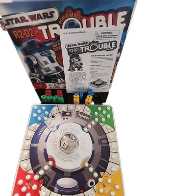 Star Wars R2-D2 Trouble Game COMPLETE Hasbro 2009 Clone Wars Pop O Matic R2D2 - Image 1 of 4
