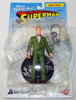 DC Direct Classic Silver Age Superman Series 1 JIMMY OLSEN Action Figure *NEW* - Image 1 of 4