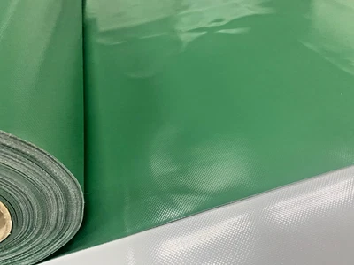 PLANEN ZENTRUM LKW Plane PVC Folie Premium Qualität GRÜN 2,05m 900 g/m² versch. Maße A WARE