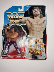 Hasbro WWF Wrestling Ravishing Rick Rude Series 1 1990 Action Figure Toy W/ Card - Picture 1 of 6