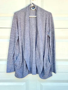 Barefoot Dreams Womens Cozy Chic Lite Circle Cardigan Open Front 452 Gray L / XL - Picture 1 of 9