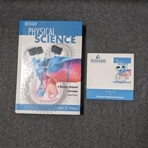 Novare Physical Science Textbook 2nd Edition and Resource CD by John D. Mays - Foto 1 di 11