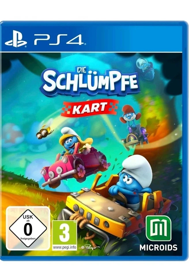 MICROIDS Die Schlümpfe Kart PS4 PlayStation 4 Ps5 Ubgrade Available Neu & OVP