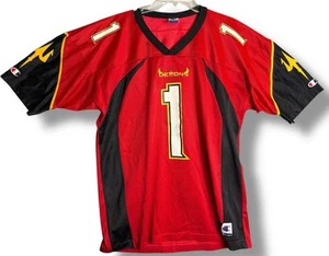 Vintage Champion San Francisco Demons 1 XFL Football Jersey 40 Medium Y2k NFL - Picture 1 of 8