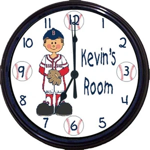 Boston Red Sox MLB Béisbol Fenway Park Ortiz Reloj de Pared Personalizado Personalizado  - Imagen 1 de 1