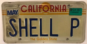 Vanity SHELL MICHELLE SHELLEY SHELLY license plate Rachel Shelli Shellie Rochell - Foto 1 di 12