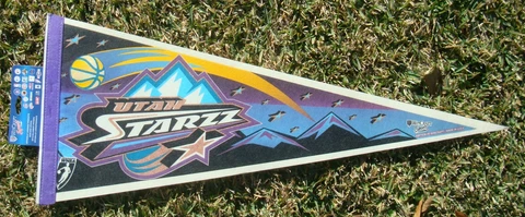 UTAH STARZZ WNBA LOGO WINCRAFT EDITION #2 ORIGINAL VINTAGE PENNANT Cover