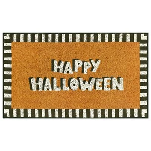 Halloween Indoor Mat Decorative Happy Halloween Entryway Area Rug Low-Profile... - Picture 1 of 6