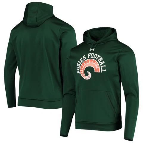 Men's Under Armour Green Colorado State Rams Pride Helmet Pullover Hoodie Cover