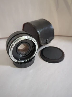 Lente teleconvertidora focal multicapa 2X montaje FD Canon enfoque manual + estuche Foto 1 de 4