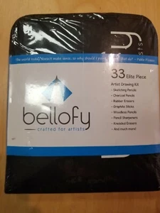 33 Elite Piece Bellofy Professional Drawing Kit Artist Drawing Supplies New - Picture 1 of 9