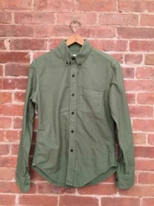 Band of Outsiders Men's Shirt, Sz Small 100% Cotton Green, Made In USA - Picture 1 of 10