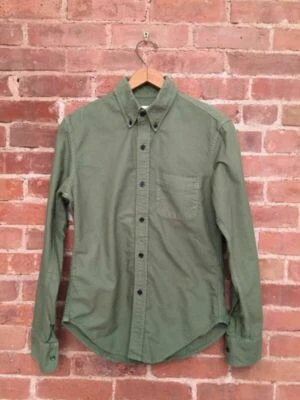 Band of Outsiders Men's Shirt, Sz Small 100% Cotton Green, Made In USA - Image 1 of 4