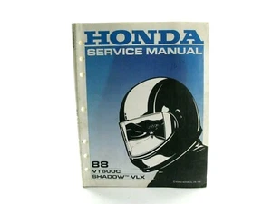 1988 88 Honda Shadow 600 VLX VT600C Shop Manual Service Repair Book 61MR100 OEM - Bild 1 von 12