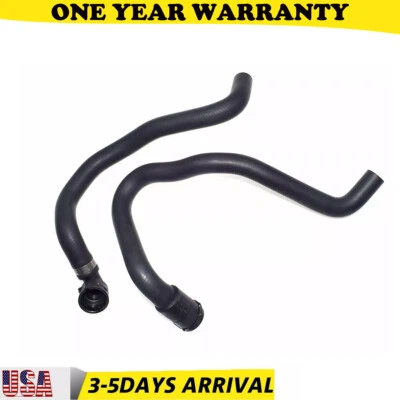 New Set of 2 Heater Core Coolant Hose Fits for Audi A4 Quattro Volkswagen Passat - image 1 of 4