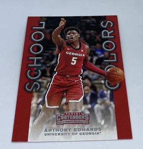 2020 Anthony Edwards Rookie RC SCHOOL COLORS  Panini Contenders Draft #2 - Picture 1 of 2