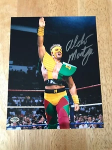 ALDO MONTOYA SIGNED 8x10 PHOTO WWF WWE WCW AEW NWA WRESTLING WITH HOLOGRAM COA - Picture 1 of 3