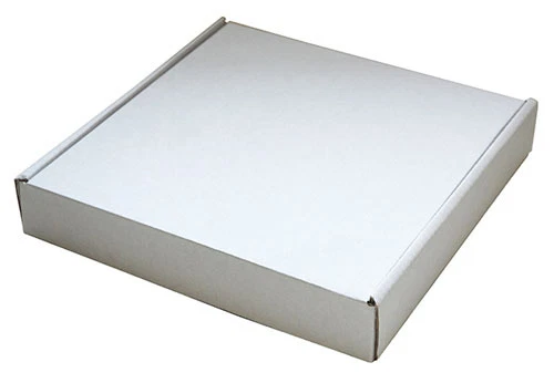 EUROPA INDUSTRIES White Cardboard Boxes Small Parcel Postal Mailing Shipping 240mm x 240mm x 40mm