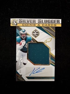 2021 Kenneth Gainwell Panini Limited Jersey Patch Auto /299 RC RPA Eagles - Picture 1 of 2