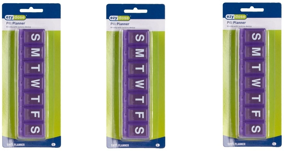 EZY Dose Adult Locking Pill Reminder Large 1ct 025715679327a227