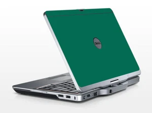 GREEN Vinyl Lid Skin Cover Decal fits Dell Latitude XT3 Laptop - Picture 1 of 1