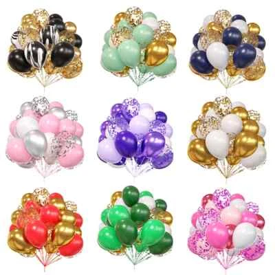 50 X Globos de Látex LISOS Aire/Helio Boda Fiesta Globo Globos Cumpleaños Reino Unido Foto 1 de 4