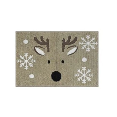 St. Nicholas квадратный олень ковер ~ 20 «W x 30» L ~ новый с Ярлыками ~ весело, праздник, праздник - Изображение 1 из 3