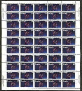 CANADA - SHEET OF 50 STAMPS - VFNH- SCOTT 865 - URANIUM - 1980 - Picture 1 of 1