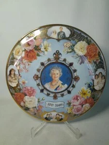Plato de pastel de cumpleaños Royal Albert REINA MADRE 100 edición limitada #418 11,25" 28,5 cm - Imagen 1 de 8