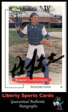 1991 Classic Best Robert Fitzpatrick #254 Authentic Autographed Rockford Expos