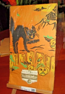 Confezione PARZIALMENTE SIGILLATA Copritavolo Vintage Reed's Rembrandt Line HALLOWEEN CREPE - Foto 1 di 4