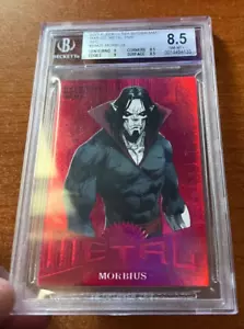 MORBIUS 2017 Fleer Marvel Spider-Man Precious Metal Gems Red PMG 59/99 BGS 8.5 - Picture 1 of 2