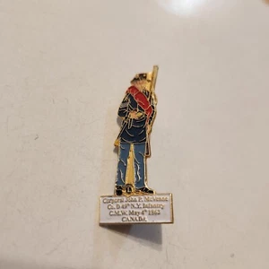 Prendedor cabo John P McVeane Medalla de Honor Guerra Civil Club de Leones (78) - Imagen 1 de 2