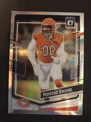2023 Panini Donruss Optic  Montez Sweat #197 Chicago Bears Silver Prizm - Image 1 of 2